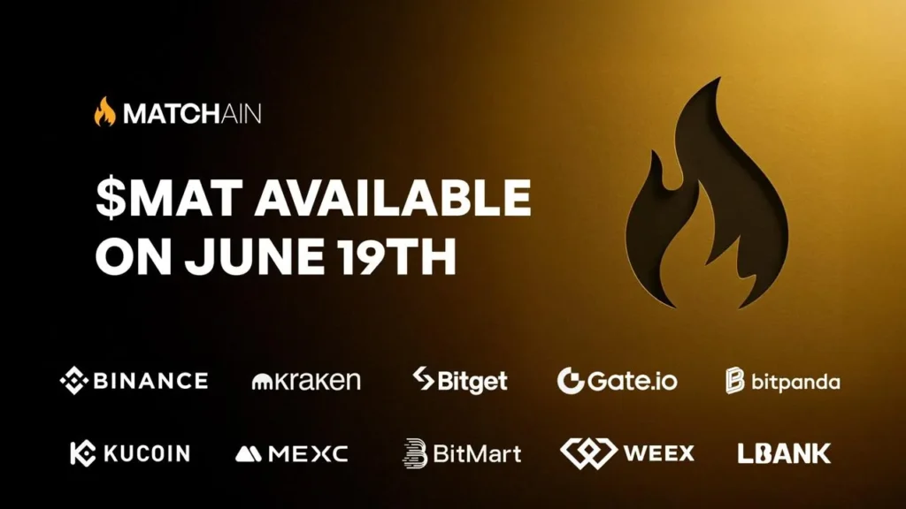 Matchain's $mat token is on sale today