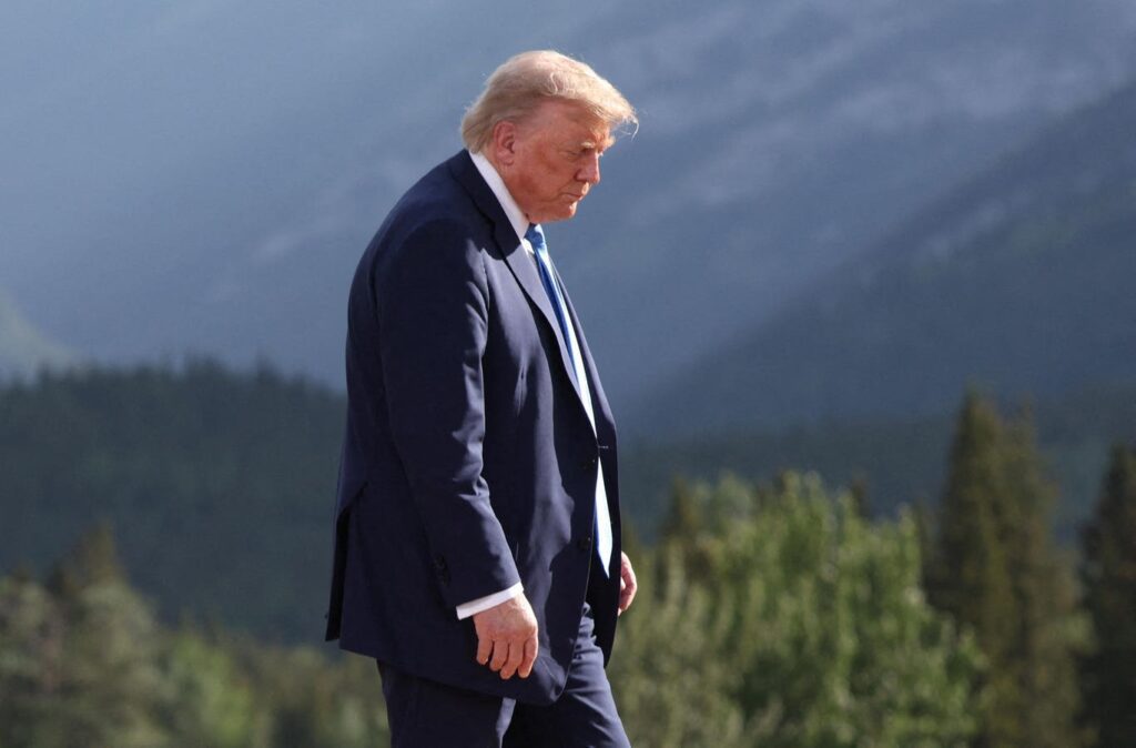Trump says why he left the g7 summit "a lot