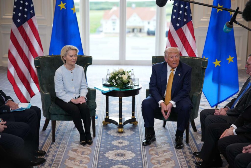 The us reaches a trade agreement with the eu